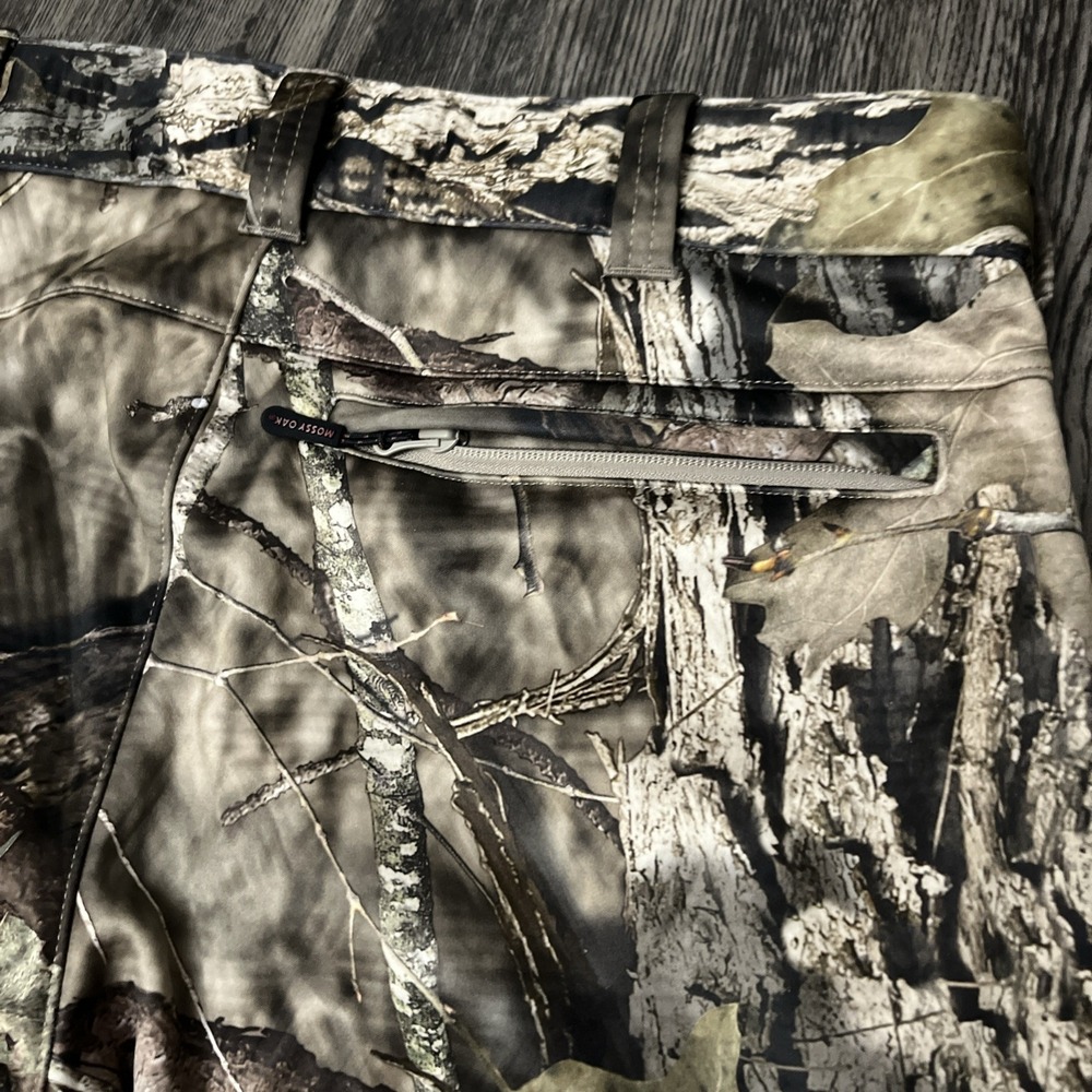 Mossy Oak Camo Hunting Cargo Pants Odor Shield Scent Block Size L NWT 36/38 - Picture 14 of 15